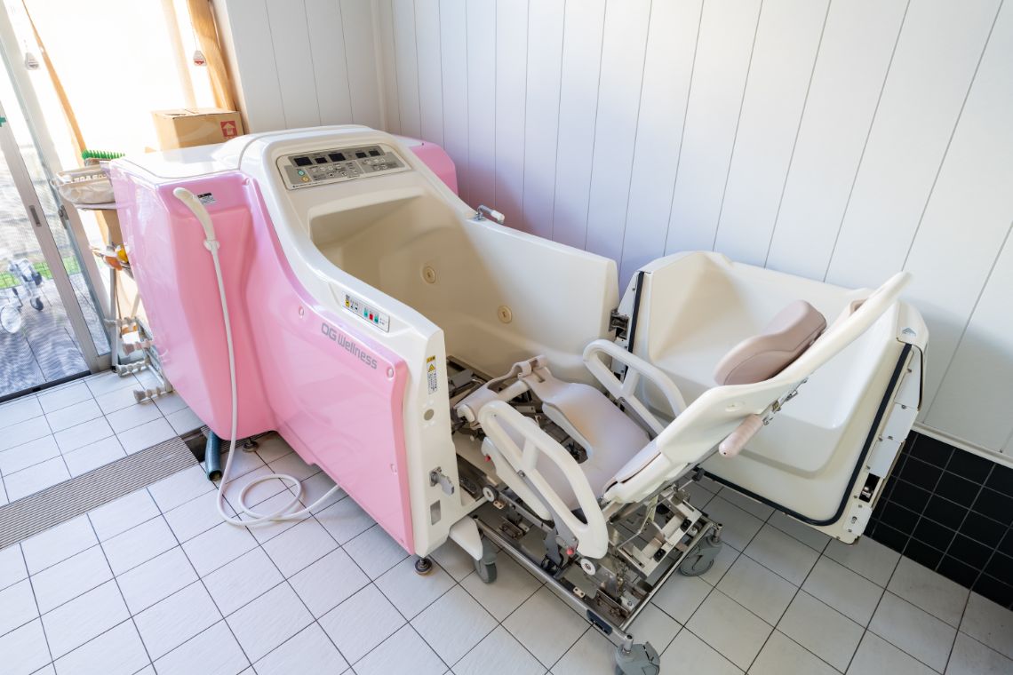 介護用入浴機器の写真